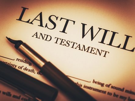 Last Will and Testament paper